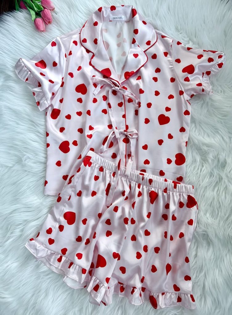 heart sleep set from Ekouaer