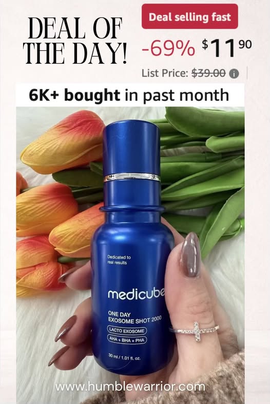 Medicube Zero Exosome Shot 2,000 PPM Spicule Facial Serum