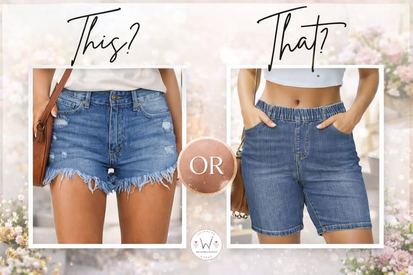 This or That Denim Shorts