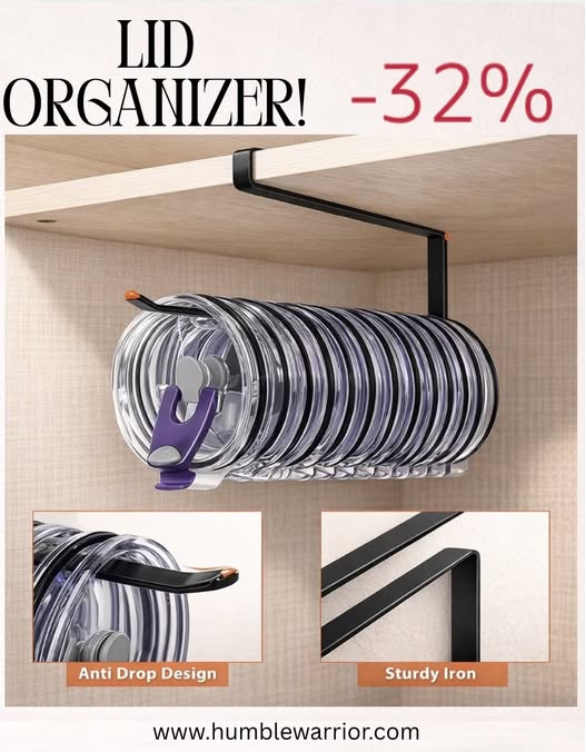 tumbler lid organizer