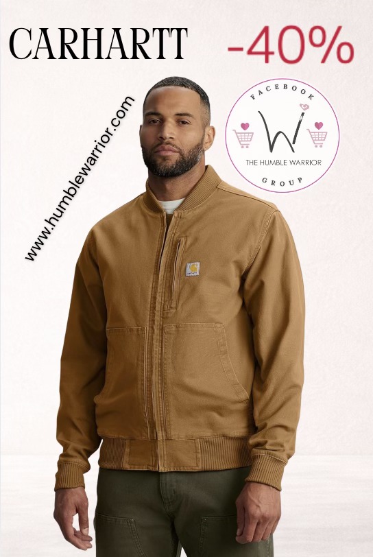 Carhartt Men’s Rugged Flex Duck Relaxed Fit Bomber Jacket
