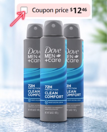 Dove Men+Care Clean Comfort Antiperspirant Dry Spray