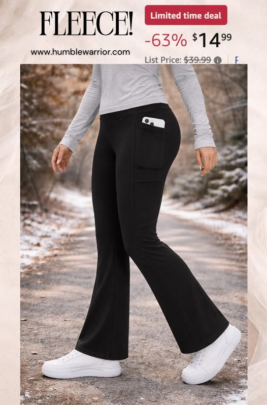 fleece-lined flares