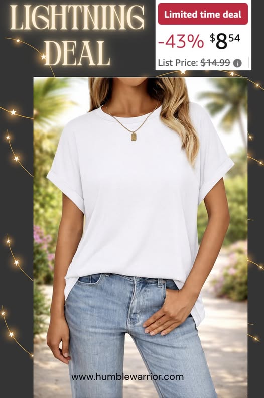 white tee!