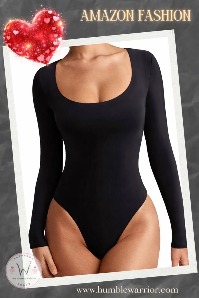 REORIA scoop neck bodysuit