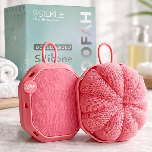 SILKLE double sided loofah