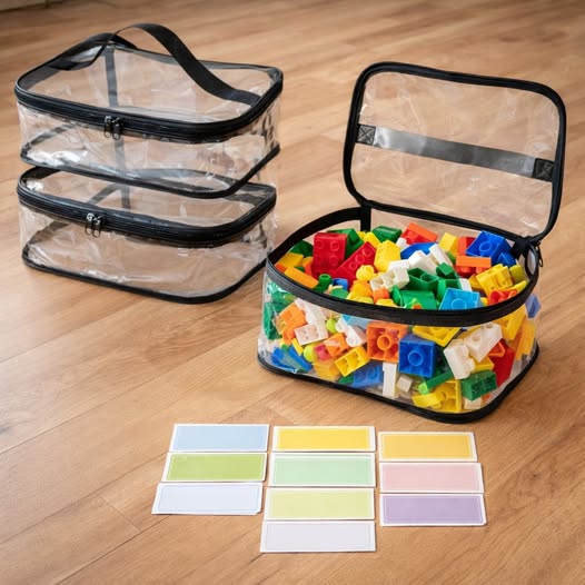 four piece set of zip organizers