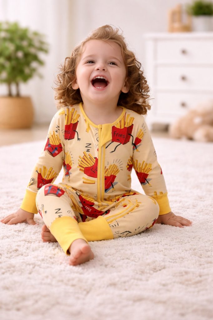bamboo sleep suits for boys and girls