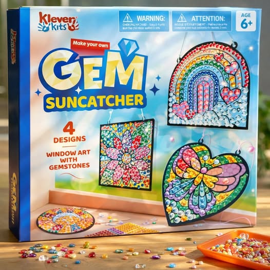 Klever Kits 4PCS Window Art Suncatcher Kits
