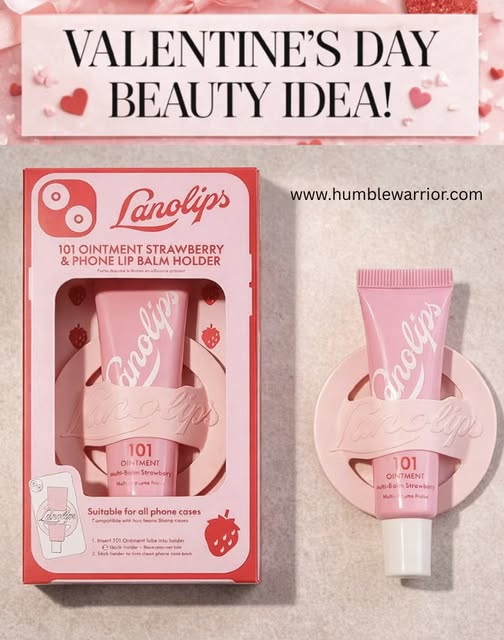 Lanolips 101 Ointment Strawberry & Lip Phone Holder