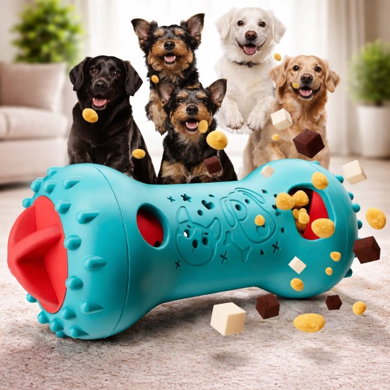 Knitly interactive dog toy