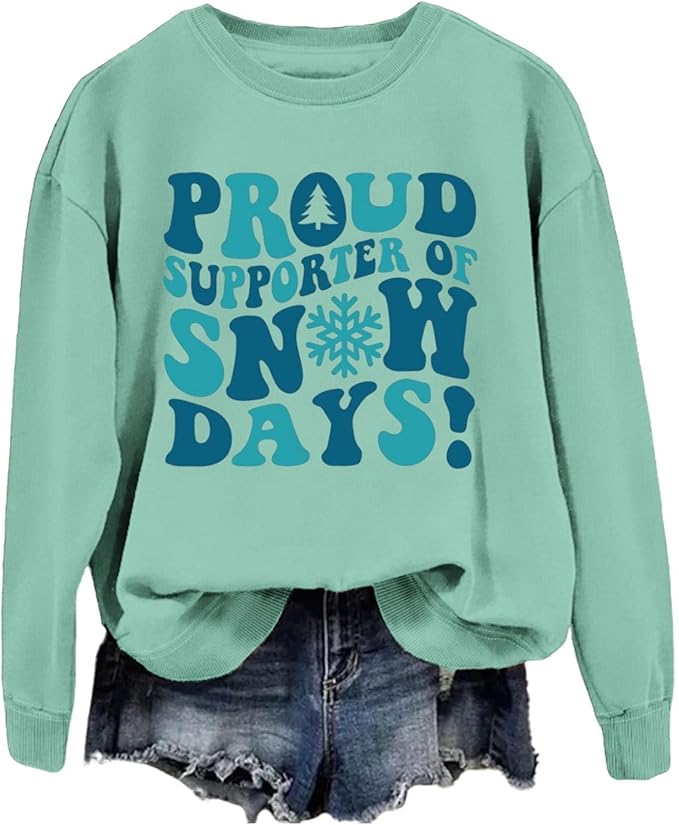Snow Day Teacher Sweatshirt