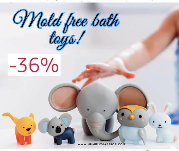 mold free bath toys