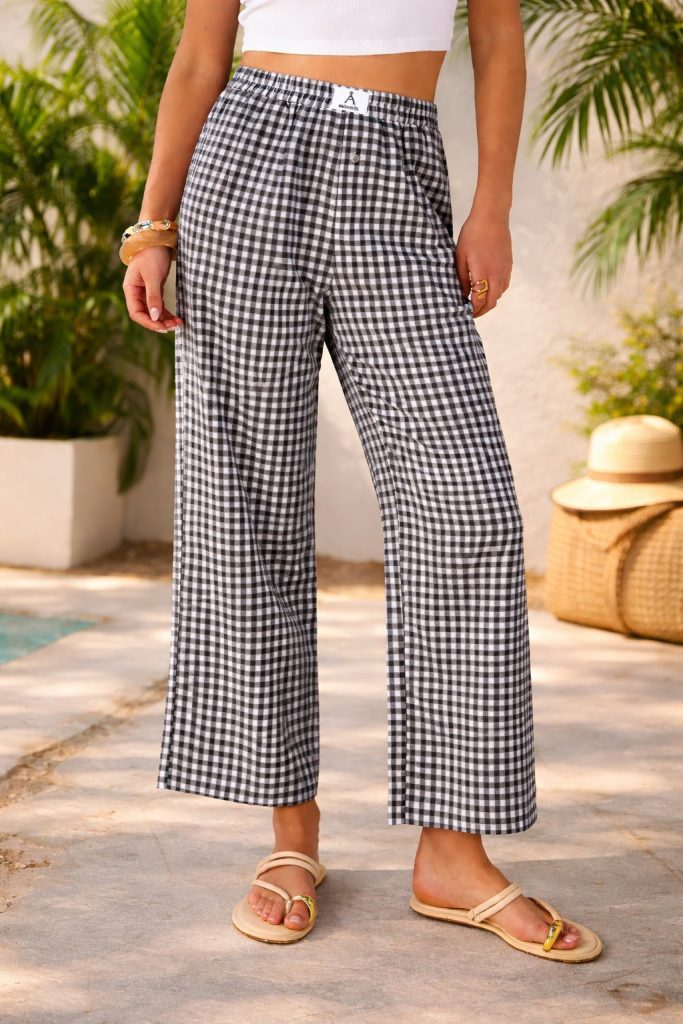Arabess cropped pull on pants