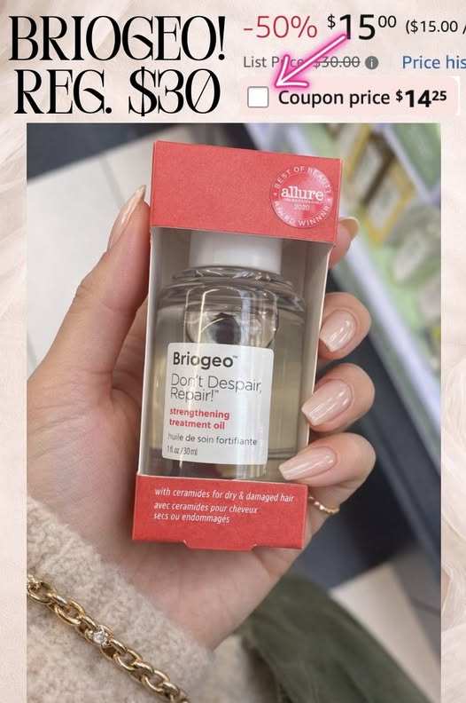 Briogeo Don’t Despair, Repair! Strengthening oil