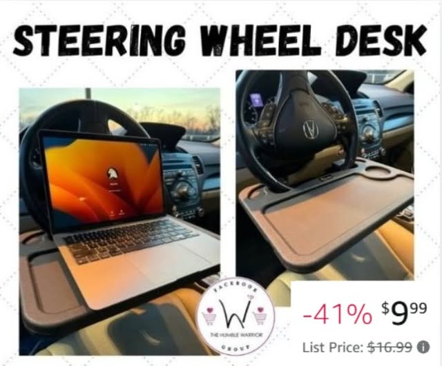 EcoNour Steering Wheel desk