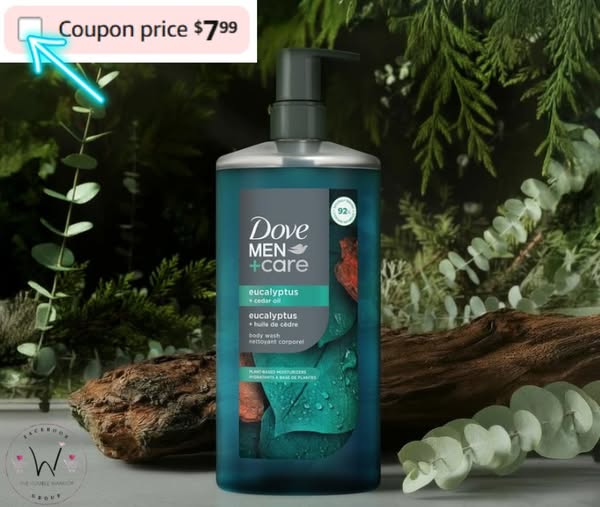 DOVE MEN + CARE Body Wash Eucalyptus & Cedar Oil body wash