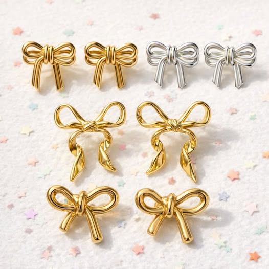 bow earrings
