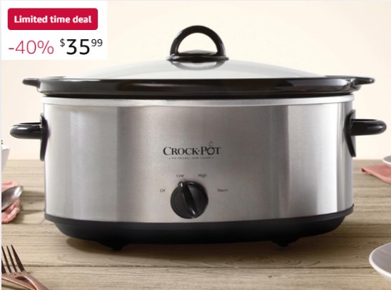 Crock-Pot 7-Quart Oval Manual Slow Cooker