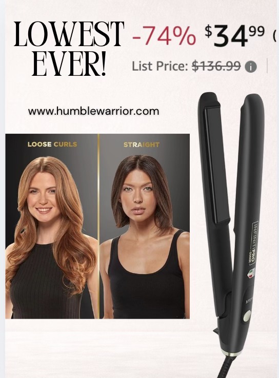 INFINITIPRO by CONAIR ArteBella 1-Inch Flat Iron