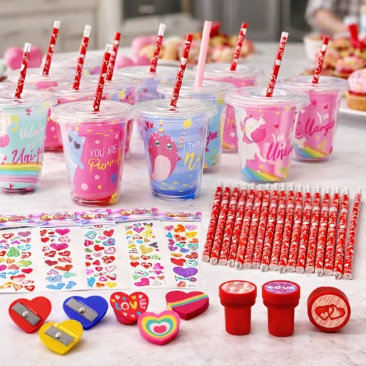 24-pack of Valentine’s Day stationery