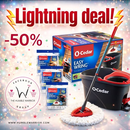 O-Cedar Easywring Microfiber Spin Mop & Bucket Floor Cleaning System