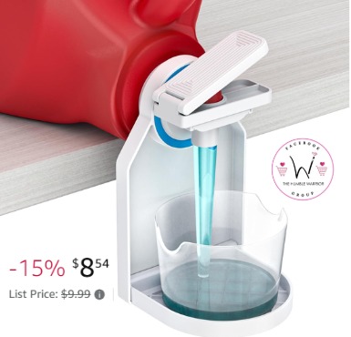 laundry detergent dispenser cup holder