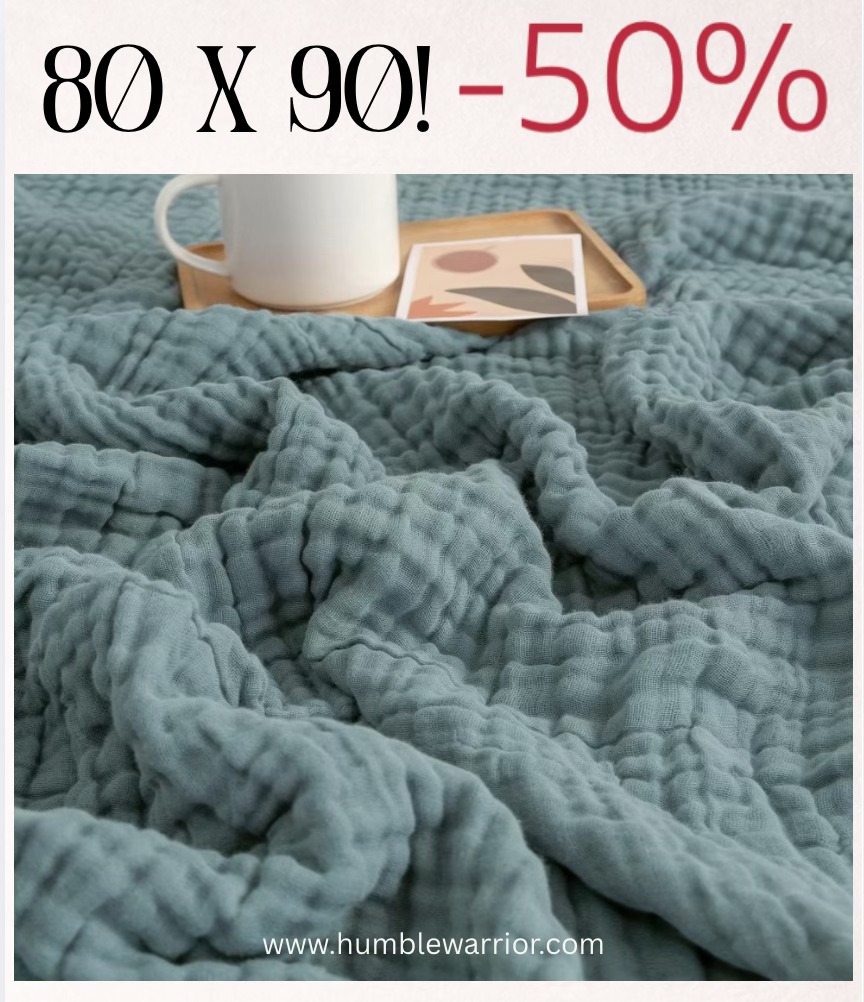 Cosy Family muslin blanket
