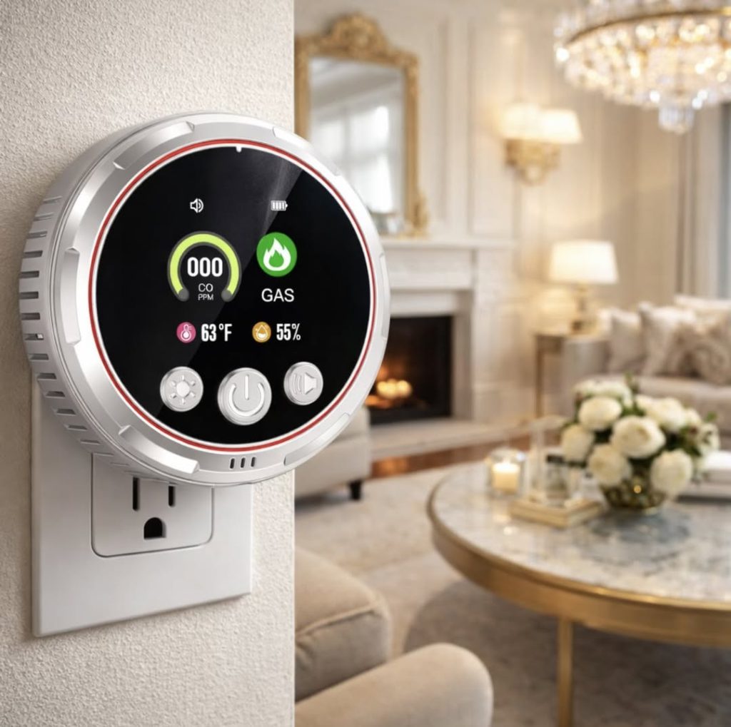 4-in-1 Carbon Monoxide and Natural Gas Detector