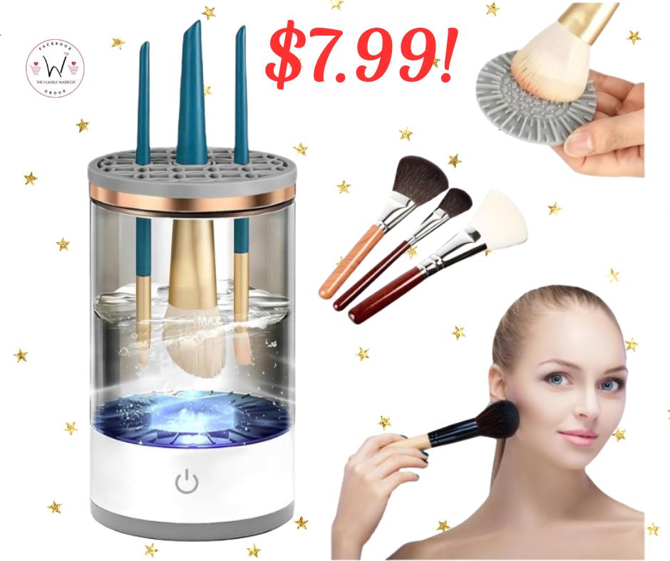 Electric Makeup Brush Cleaner Machine Set!