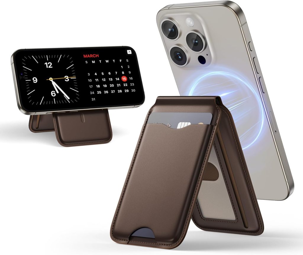 Magnetic Phone Wallet Stand