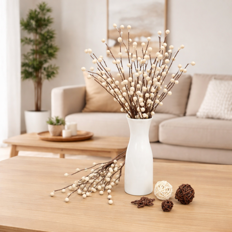 White Berry Stems
