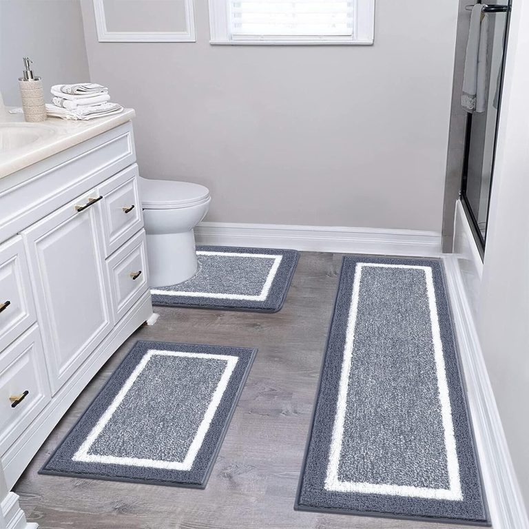 3-Piece Bath Mat Set!