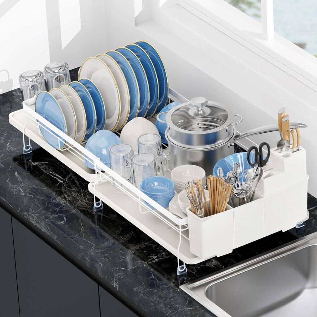 expandable dish drying rack