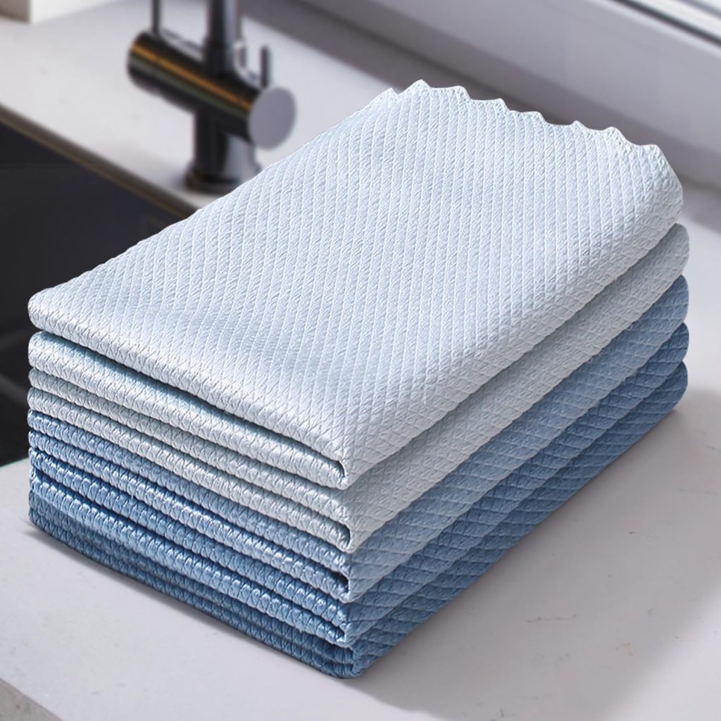 JOYMOOP Fish Scale Streak Free Magic Glass Window Cleaning Cloth