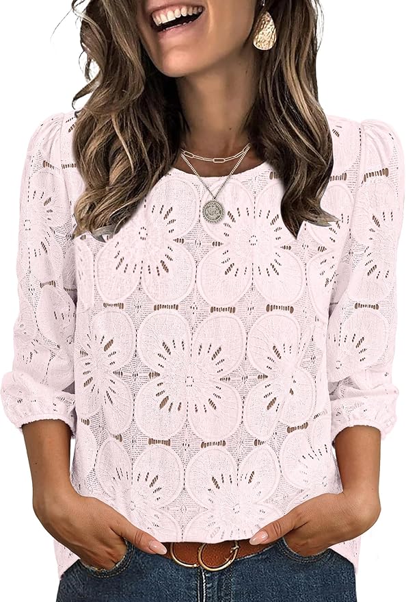 Sampeel 3/4 Length Top