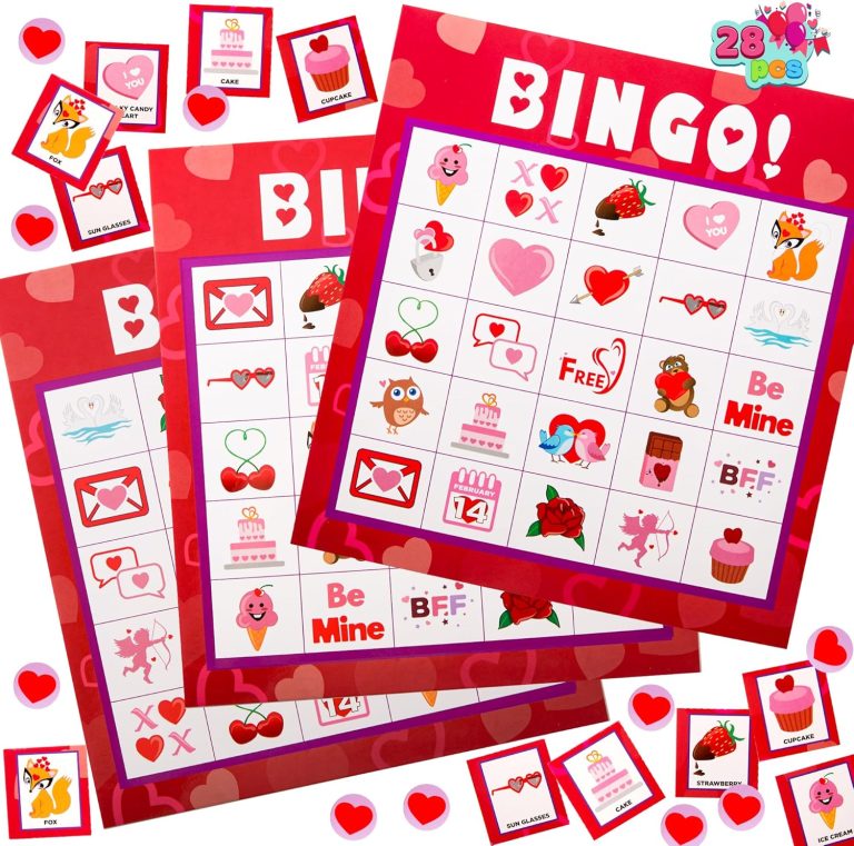 28-pack of Bingo cards!