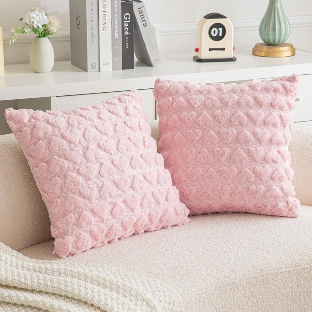 Valentine’s Day pillow covers!