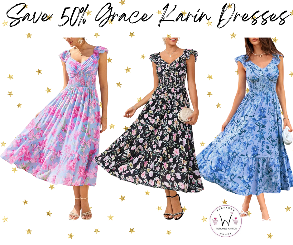 Grace Karin Floral Maxi Dress