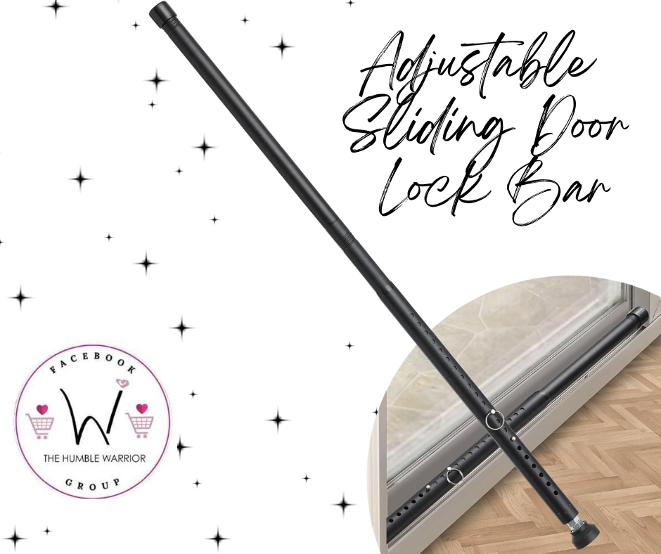 Adjustable Sliding Door Lock Bar