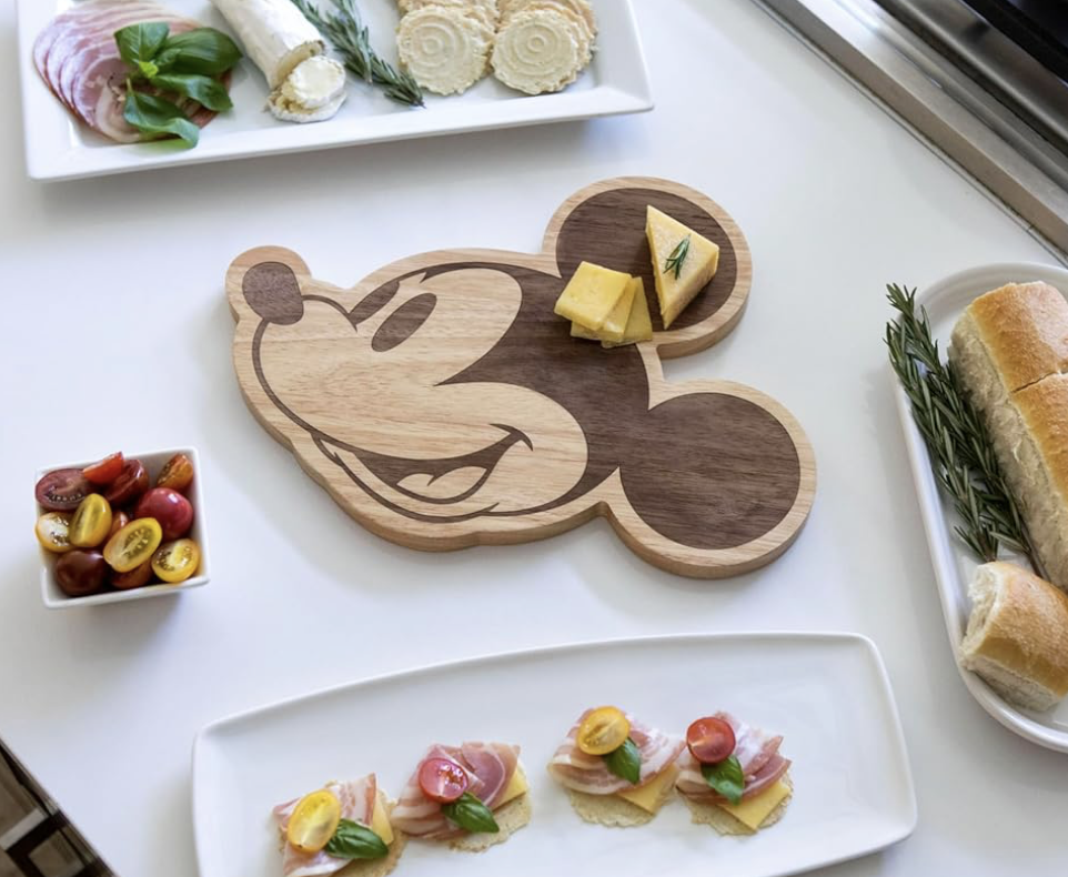 Disney Mickey Mouse Wood Cutting Board/ Charcuterie Board!