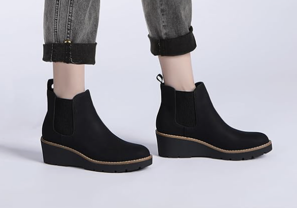 Chelsea wedge boots!