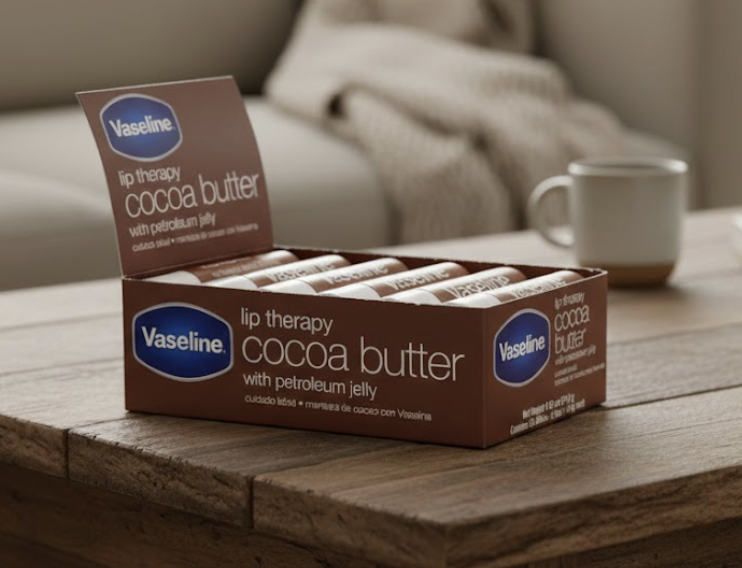Vaseline Lip Therapy Cocoa Butter lip balms!