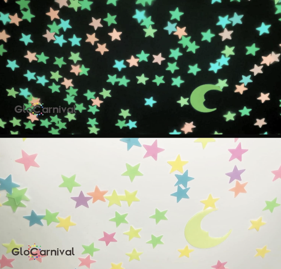 Glow in the Dark Ceiling Stars!