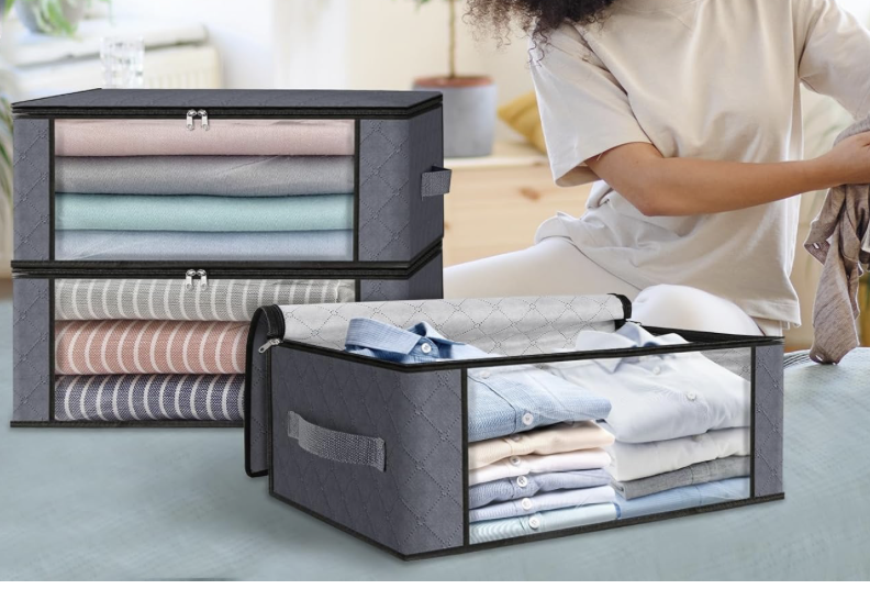 3-pack of foldable storage organizers!