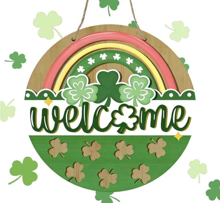 St. Patrick’s Day door sign!