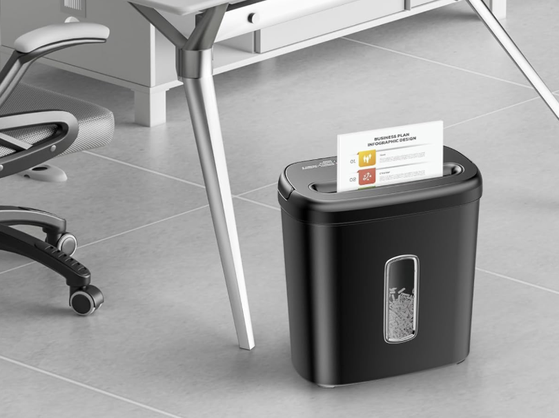 Amazon Basics cross cut shredder!