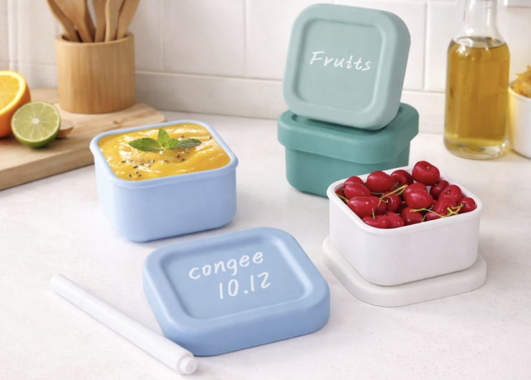 leak-proof silicone snack containers