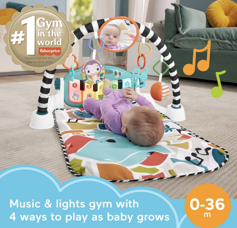 Kick and Play Piano Gym!