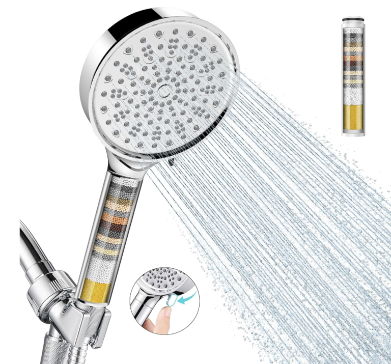 Filtered handheld shower head!
